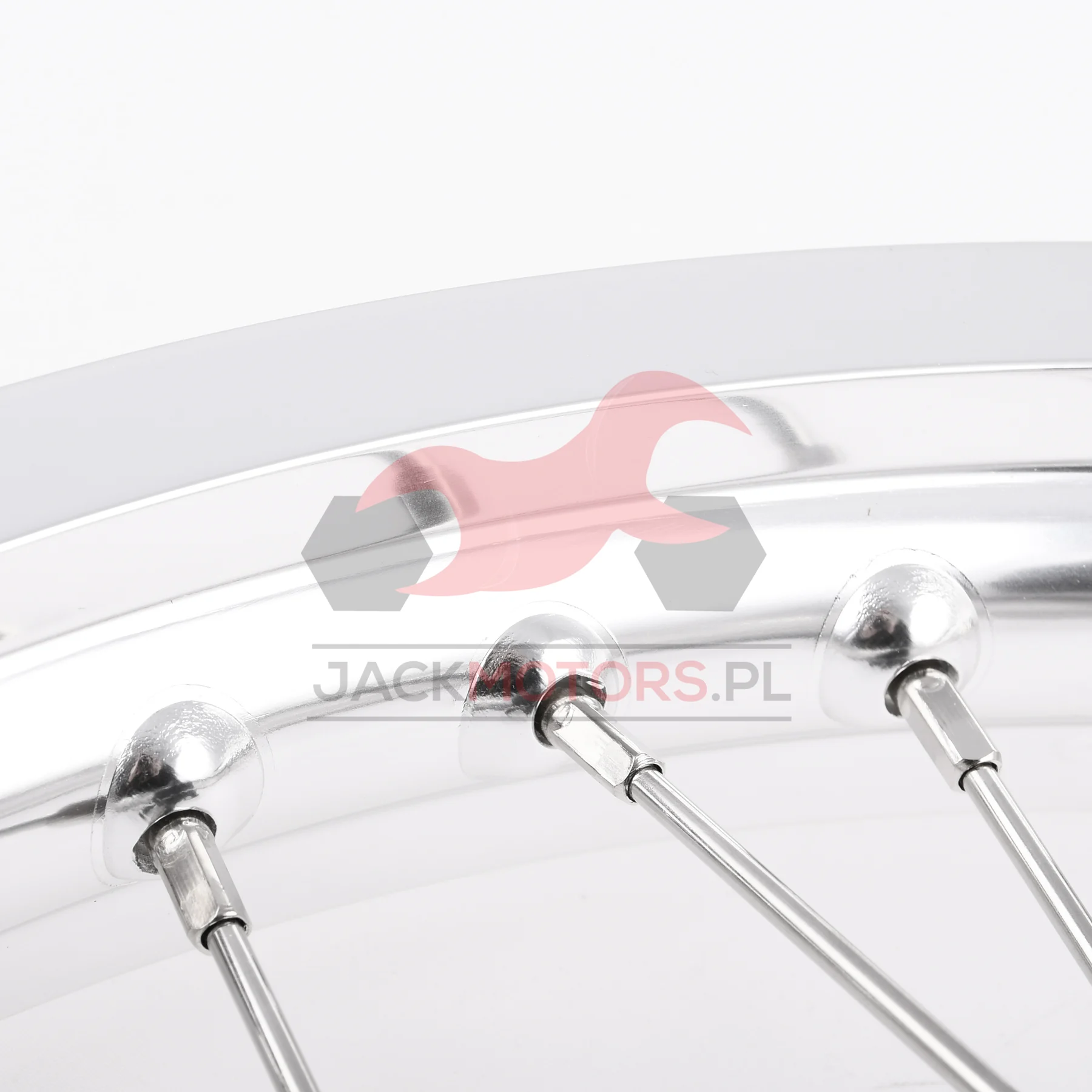 Koło jezdne przód MZ ETZ 1,85 × 18 aluminium DPR Classic hamulec tarczowy czarna piasta + szprychy INOX — ujęcie 4
