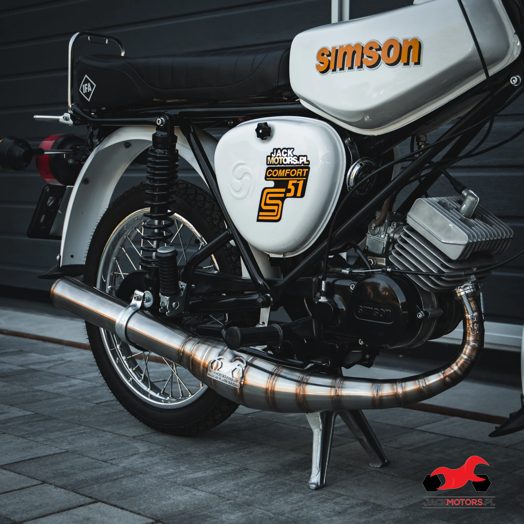 Tłumik Platek Racing Simson S85-110 racing classic premium JMP — ujęcie 4