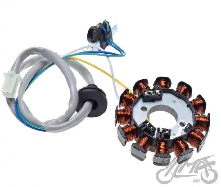 Stator 12 cewek do MBK Booster / Nitro — 4 przewody