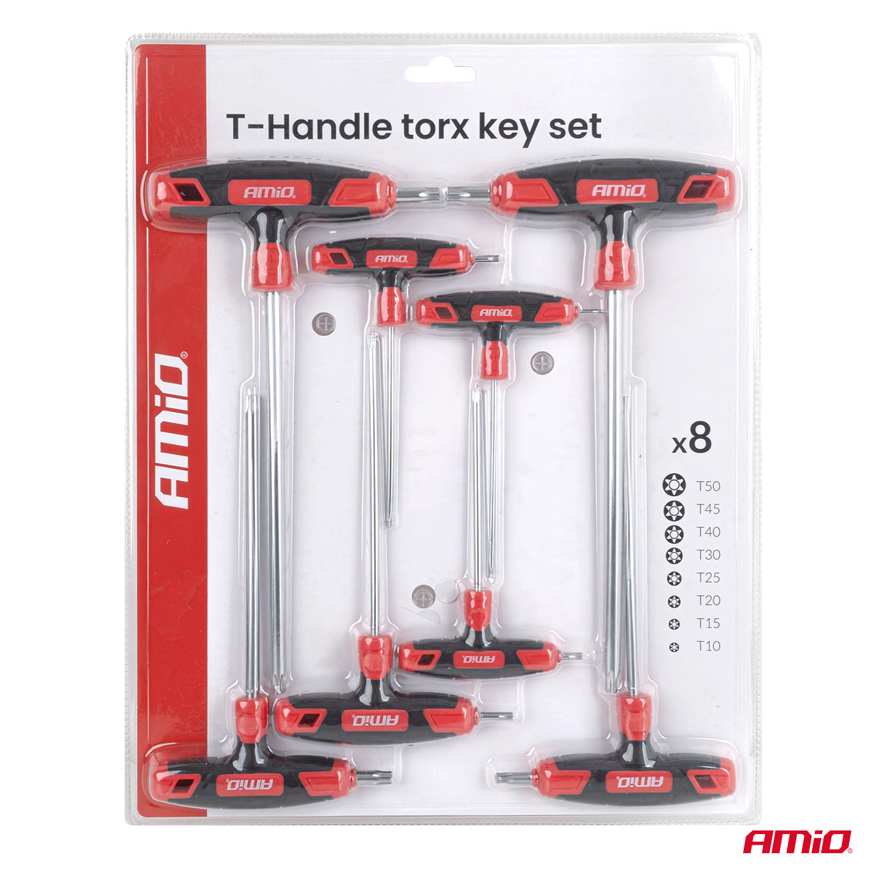 Zestaw kluczy torx z rękojeścią poprzeczną 8 szt. — ujęcie 6
