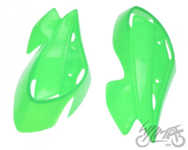 Osłony dłoni enduro CC-PC-353 — zielone, para — ujęcie 2
