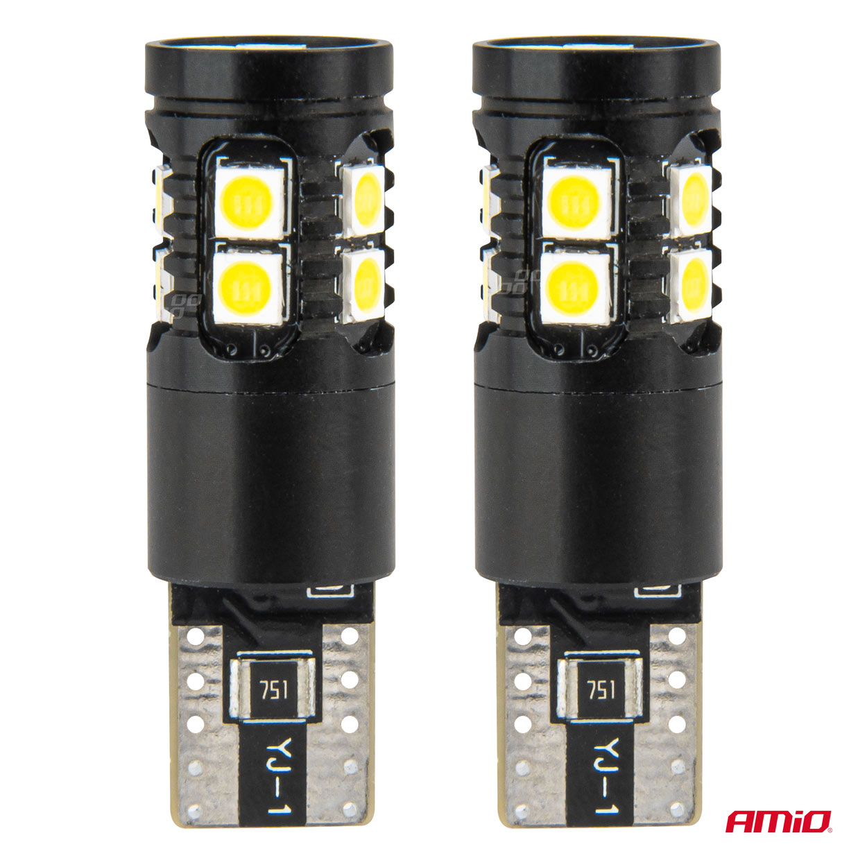 Żarówki LED CANBUS T10 W5W 13SMD 3030 White 12 V 24 V — ujęcie 2
