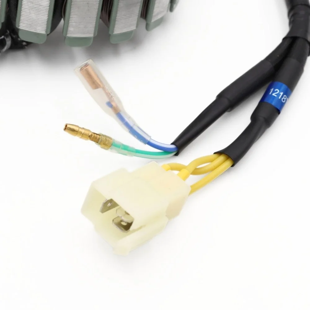Junak RX ONE/XRAY125/SC125 iskrownik (alternator) komplet (18 cewek) (1 kostka 3 piny + 2 przewody) (śr.zew.93 mm, gr.27,5 mm) — ujęcie 3