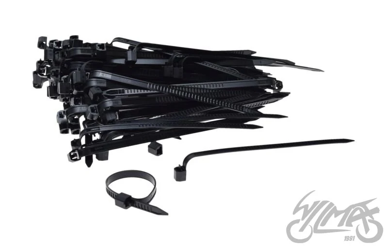 Opaska zaciskowa przewodów 7 × 110 mm 100 szt — ujęcie 1