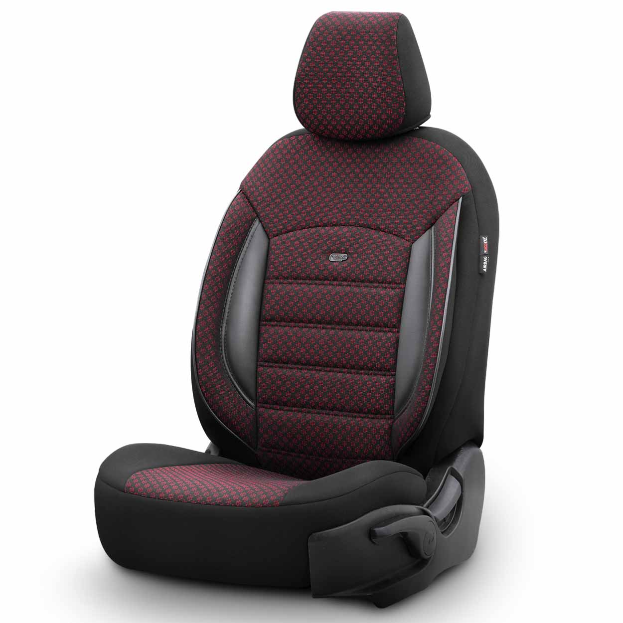 Komplet pokrowców na fotele samochodowe OTOM SPORT PLUS 103 BURGUNDY NZ — ujęcie 11