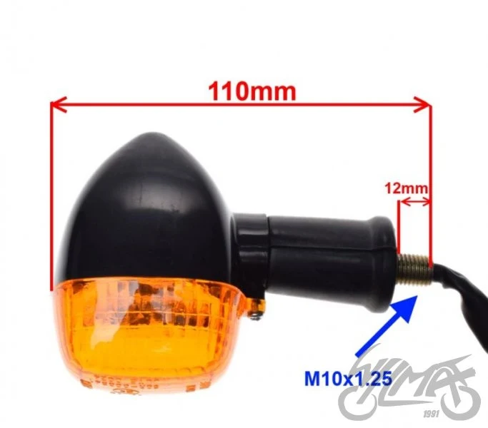 Kierunkowskaz przedni lewy Shineray ATV150, BA15S 12 V 10 W — ZQC2461 — ujęcie 2