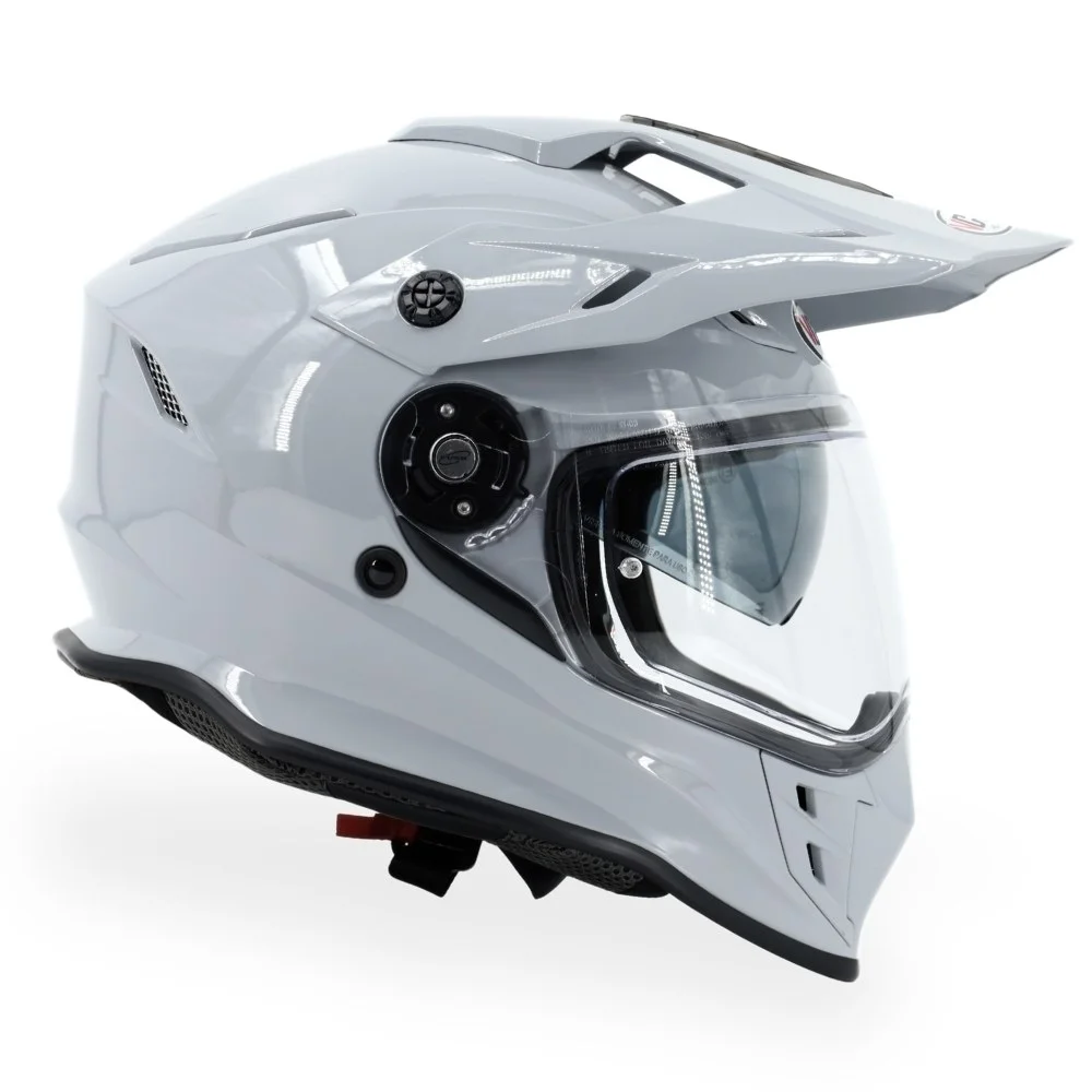 Kask VCAN model H331 nardo grey enduro z szybą i blendą szary XXL — ujęcie 6