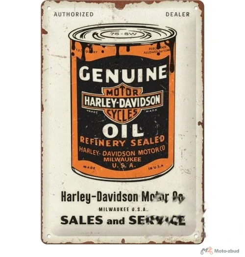 Tablica plakat 20 × 30 Harley-Davidson genui 22407