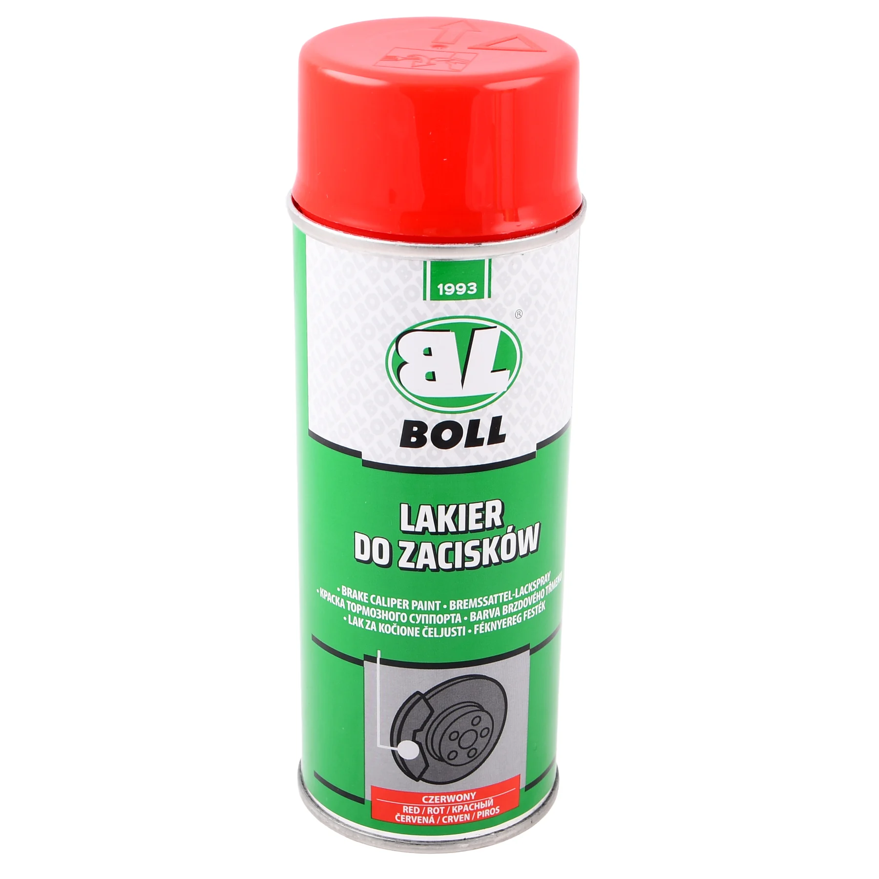 BOLL spray lakier do zacisków hamulcowych czerwony 400 ml — ujęcie 1