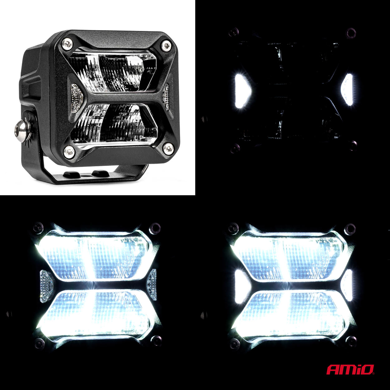 Lampa robocza drogowa LED PRO reflektor homologacja ECE R149 12 V 24 V — ujęcie 7