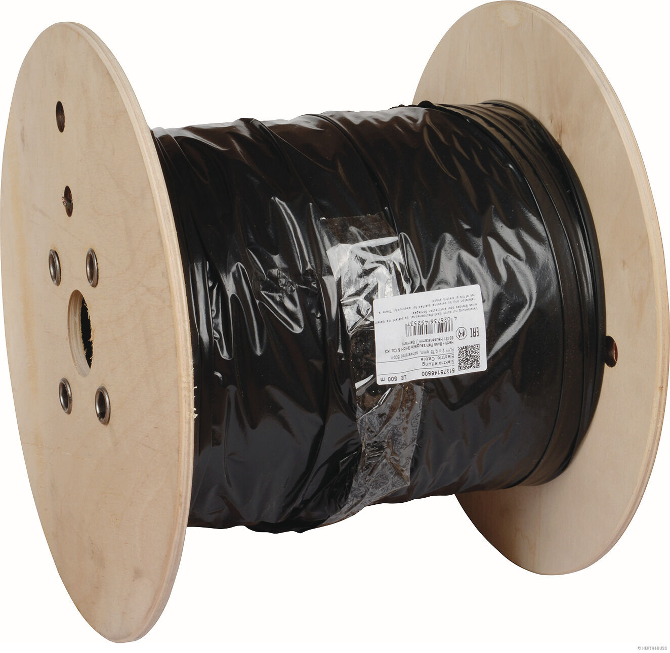 Przewód FLYY 2×0,75 mm² czarno, czerw/1M HERTH+BUSS 51275146500 — ujęcie 2