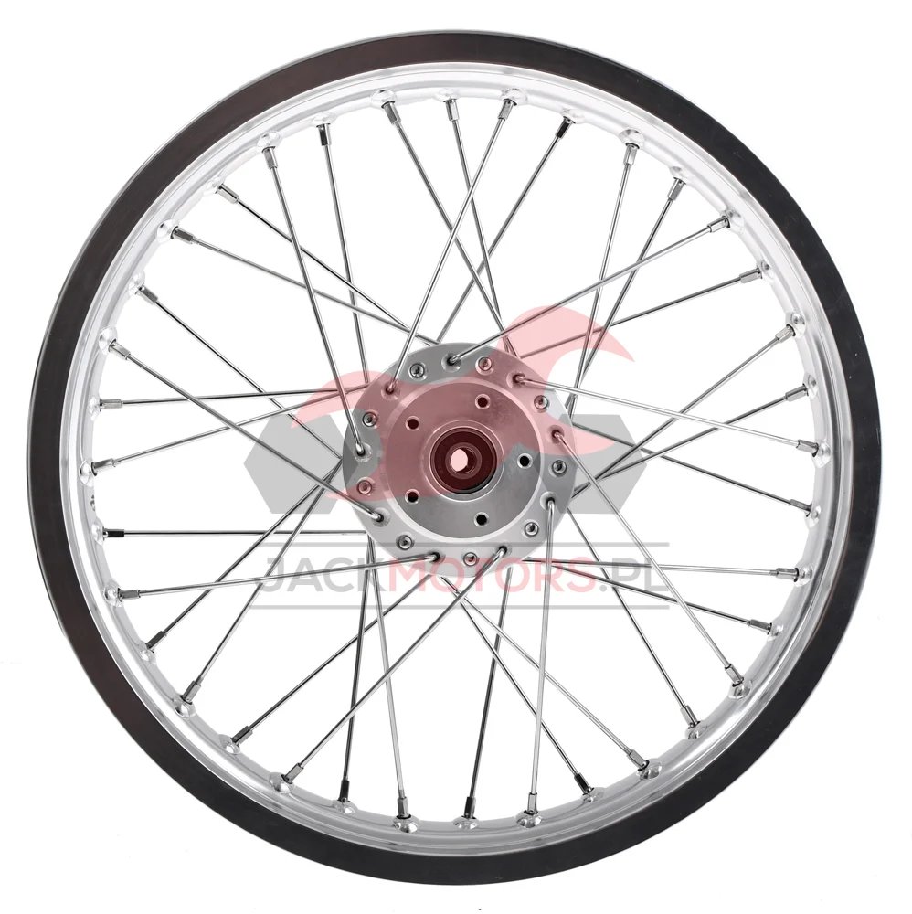 Koło jezdne Simson S51 1,85 × 16 aluminium DPR Classic srebrna piasta + szprychy chrom — ujęcie 4