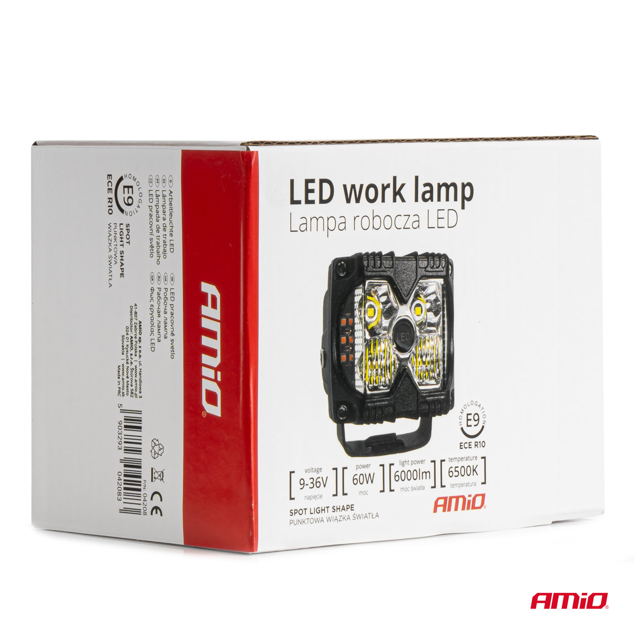 Lampa robocza szperacz LED AWL67 60 W 6500K 6000lm 12 V 24 V — ujęcie 10