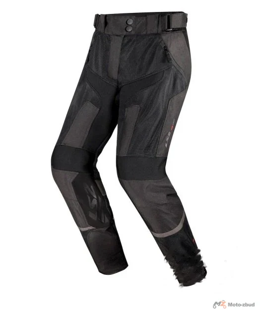 Spodnie motocyklowe LS2 Como Air damskie — czarny / ciemnoszary — rozmiar XXL