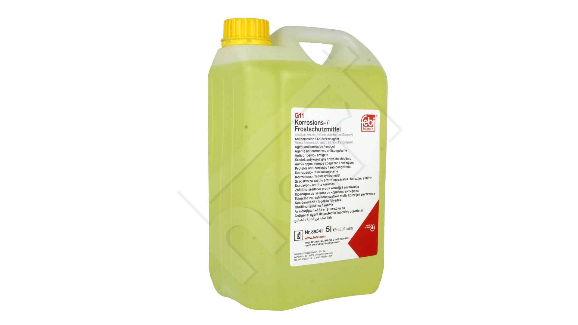 Płyn do chłodnic DB, Ford — 5 l żółto-ZIE FEBI BILSTEIN 88541 — ujęcie 2