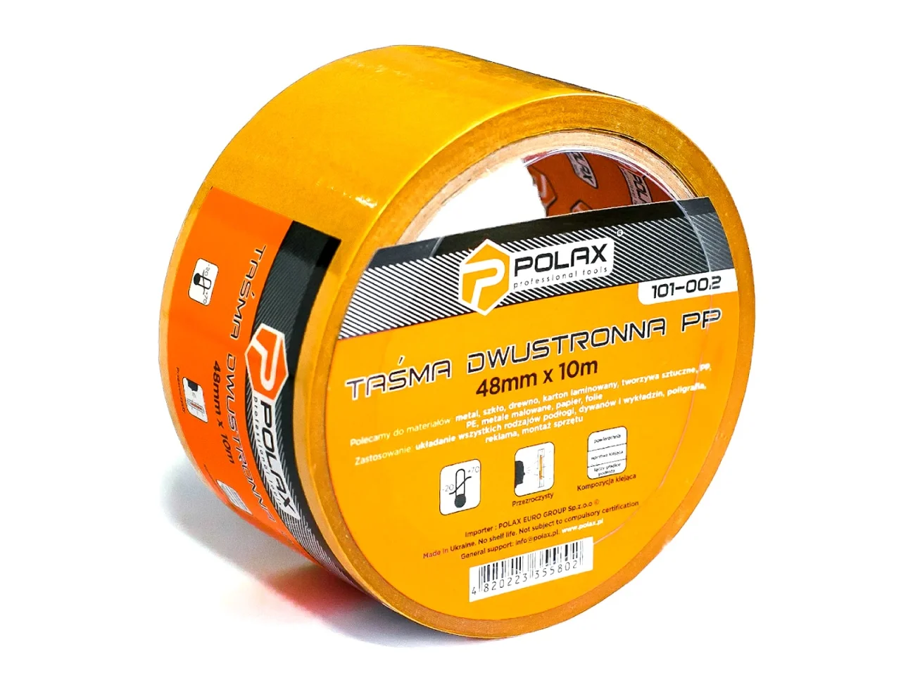 Taśma dwustronnie klejąca / dwustronna PP 48mm x 10m — ujęcie 3