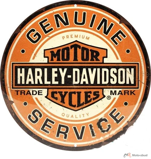 Plakat okrągły 35 cm Harley-Davidson genuine 25118