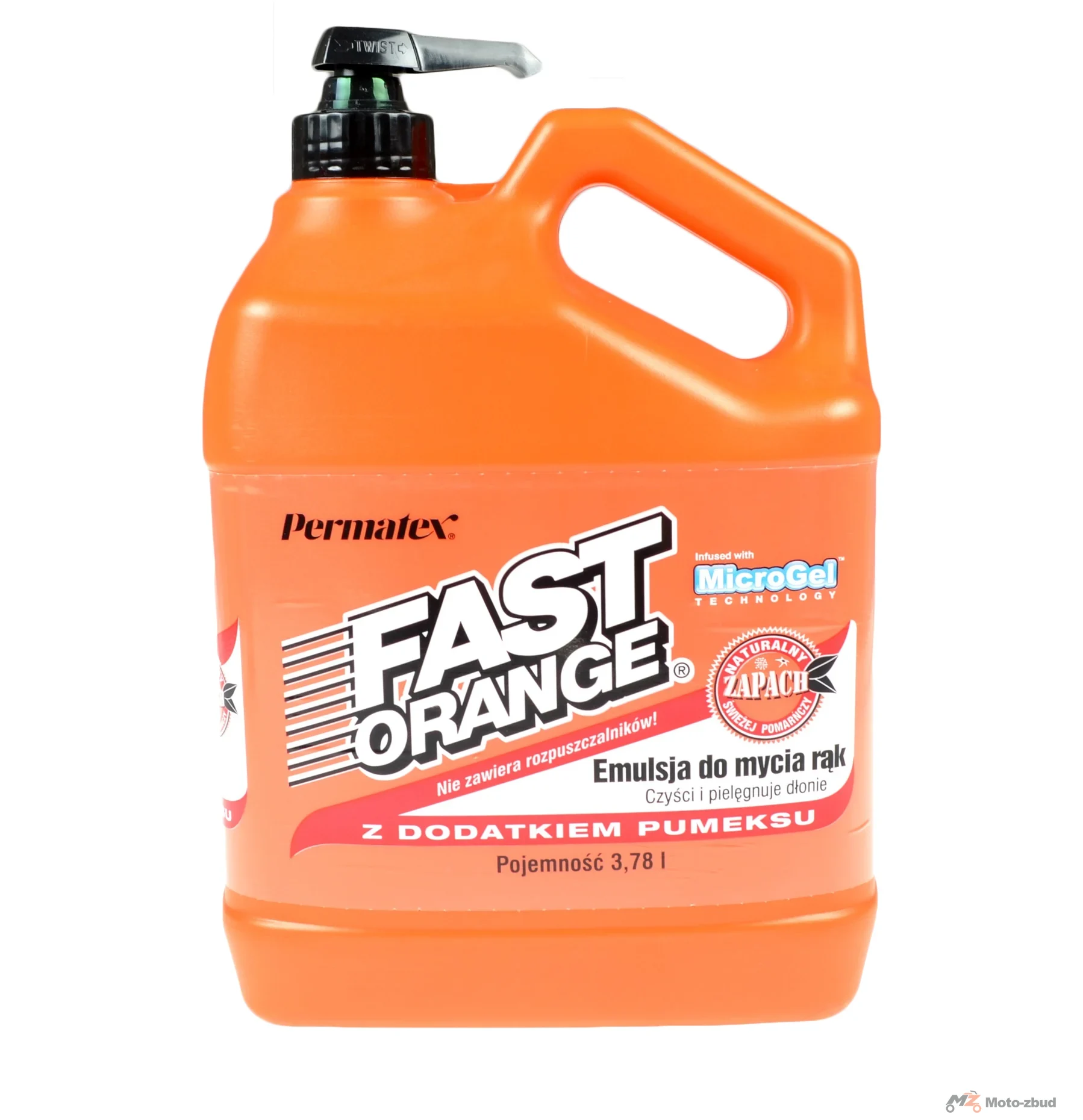 Pasta do mycia rąk Permatex fast orange 3,79 l