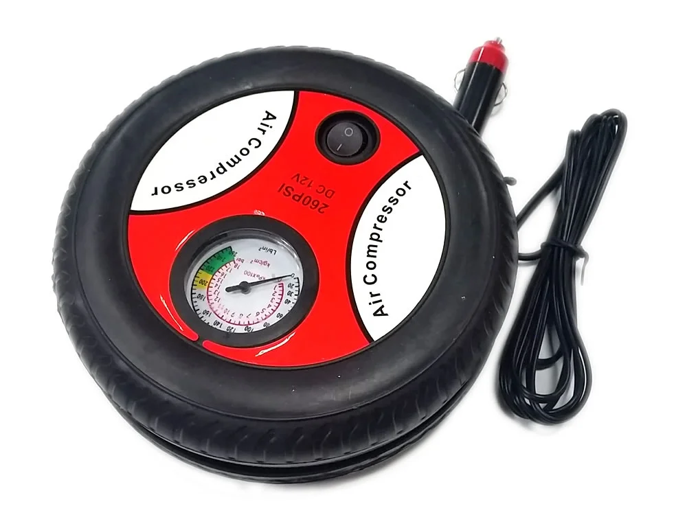 Kompresor 12V 260PSI w kształcie koła