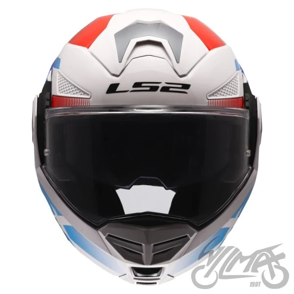 Kask szczękowy LS2 FF901 Advant X Nova White Blue Red — M — ujęcie 4