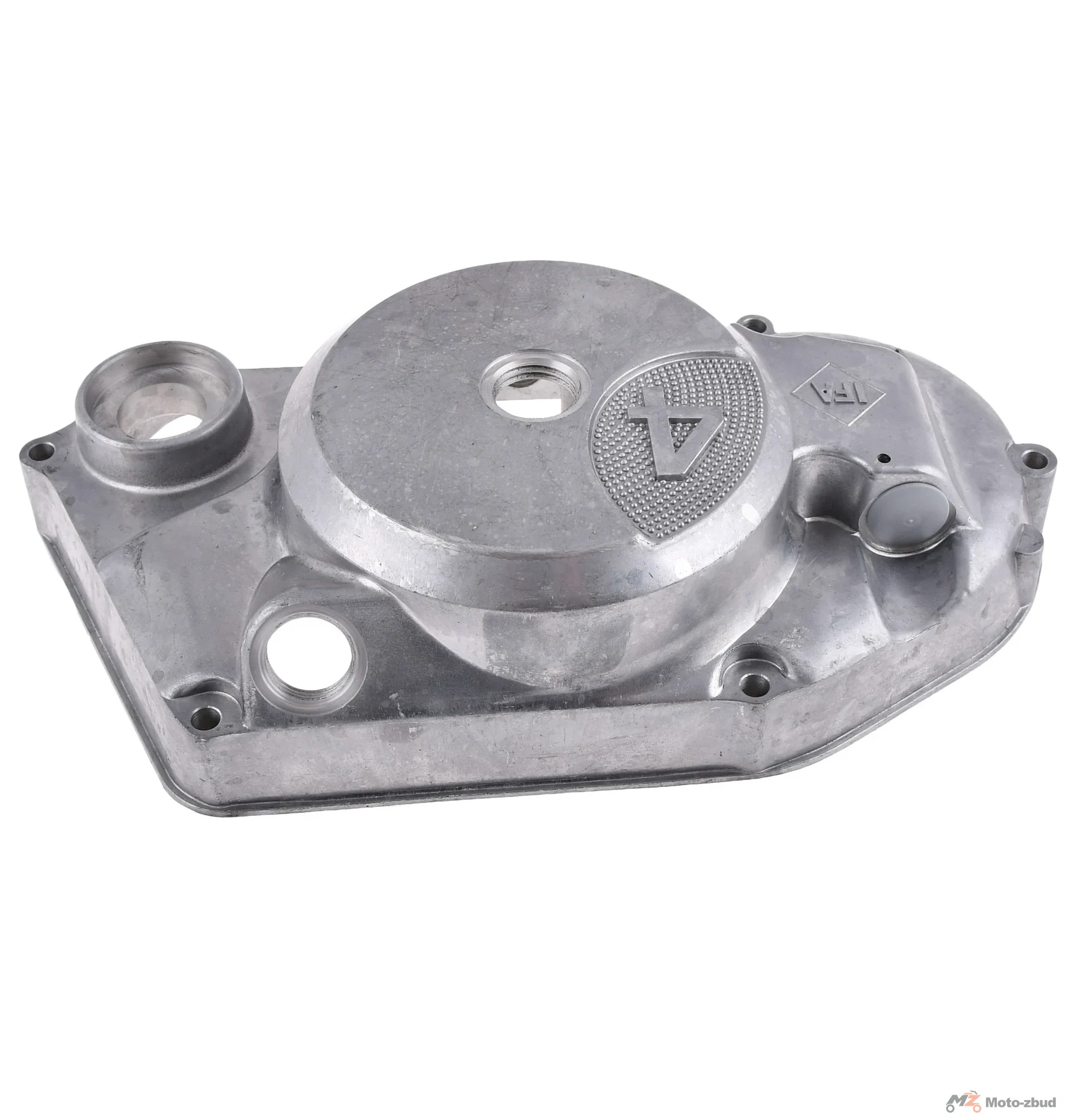 Pokrywa silnika Simson S51 SR50 lewa obrotomierz ORG aluminium + zaślepki — ujęcie 3