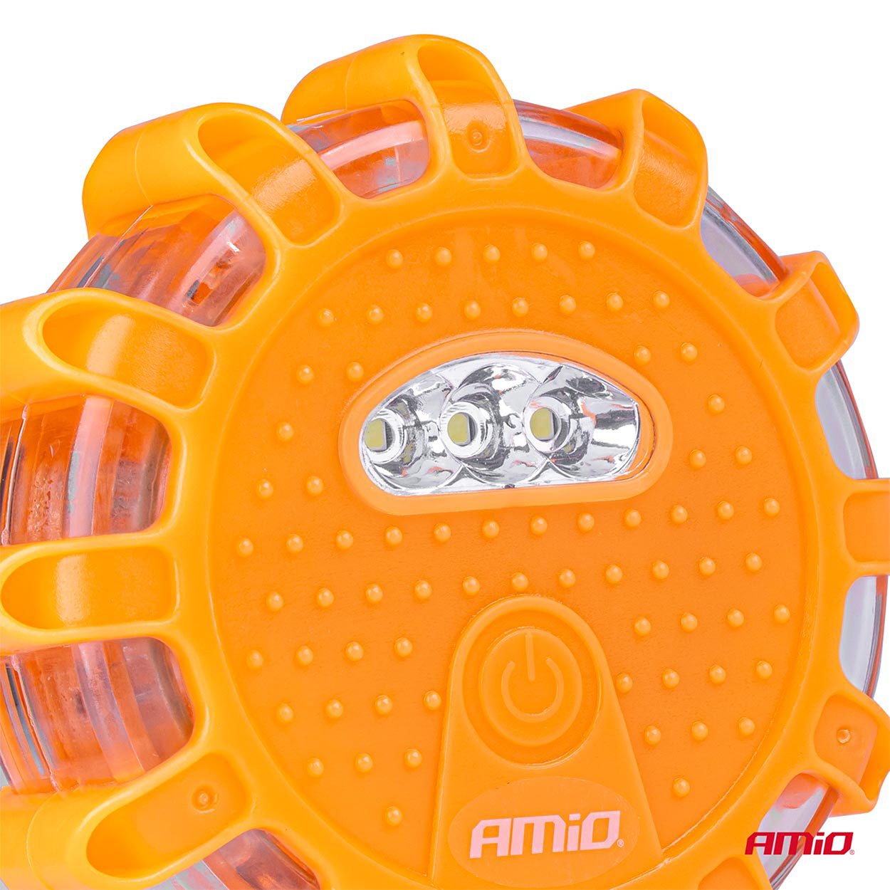 Zestaw samochodowych lamp awaryjnych z funkcją latarki LED 12SMD+3SMD 10 szt. Czerwone — ujęcie 4