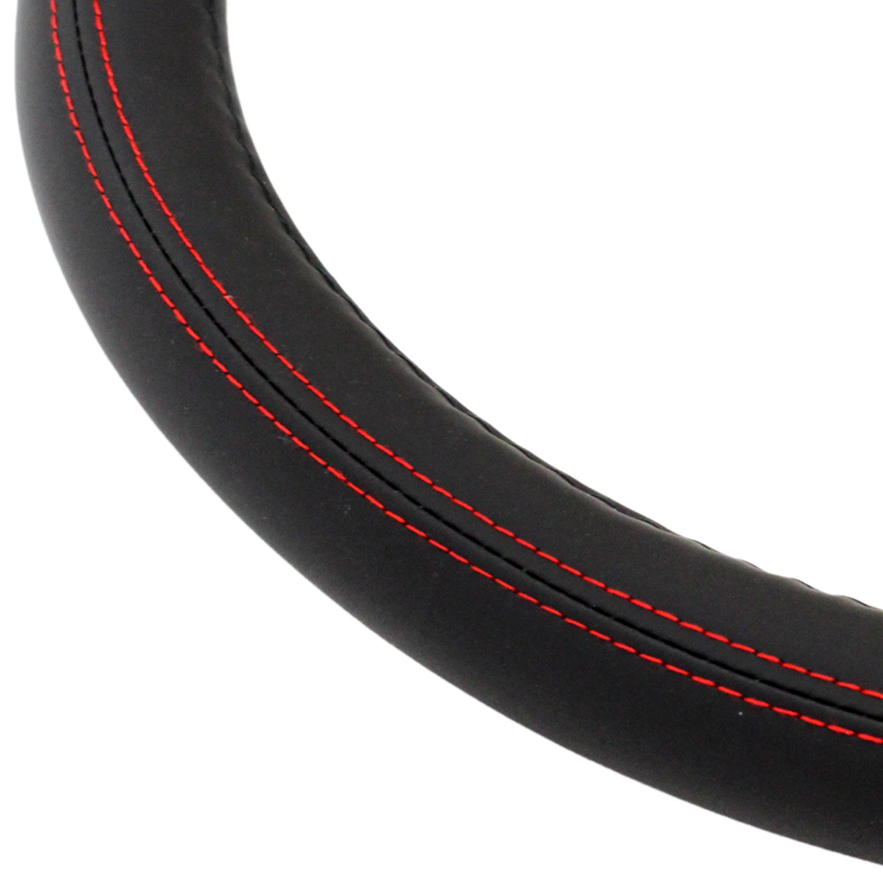 Pokrowiec nakładka na kierownicę samochodową M 37-39cm SWC-01-M — ujęcie 2