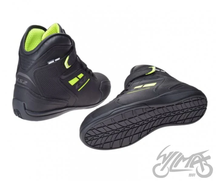 Buty motocyklowe LS2 Garra WP — czarno-żółte fluo, rozmiar 46 — ujęcie 2