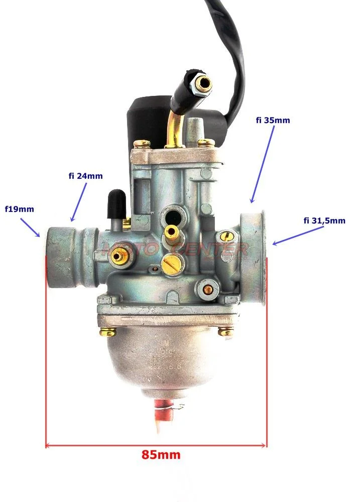 Gaźnik 2T 15,5 mm 50 cm³, skuter Keeway Hurricane, CPI (ssanie automatyczne) — ujęcie 3