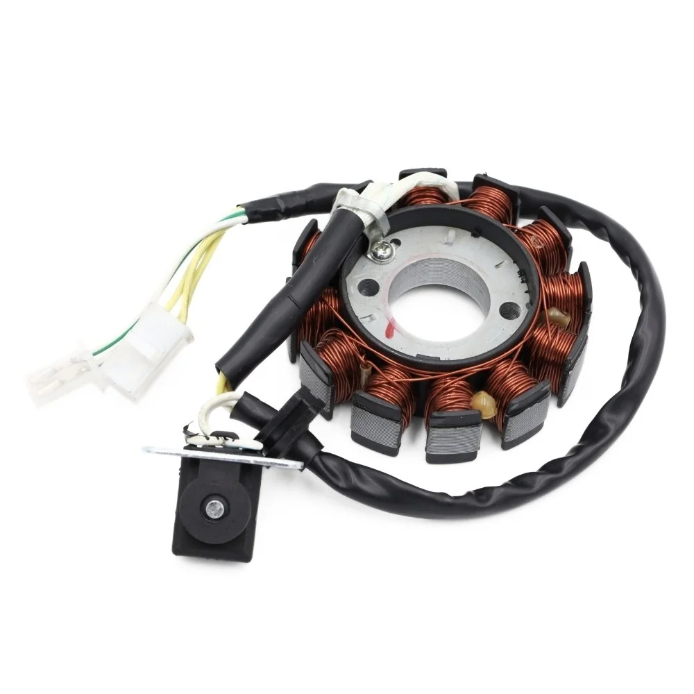 Junak 109 iskrownik (alternator) "4T" kpl. (12 cewek) (2x kostka 2/3 piny) (śr.zew.88 mm, gr.27,5 mm) (kostki zwykłe)