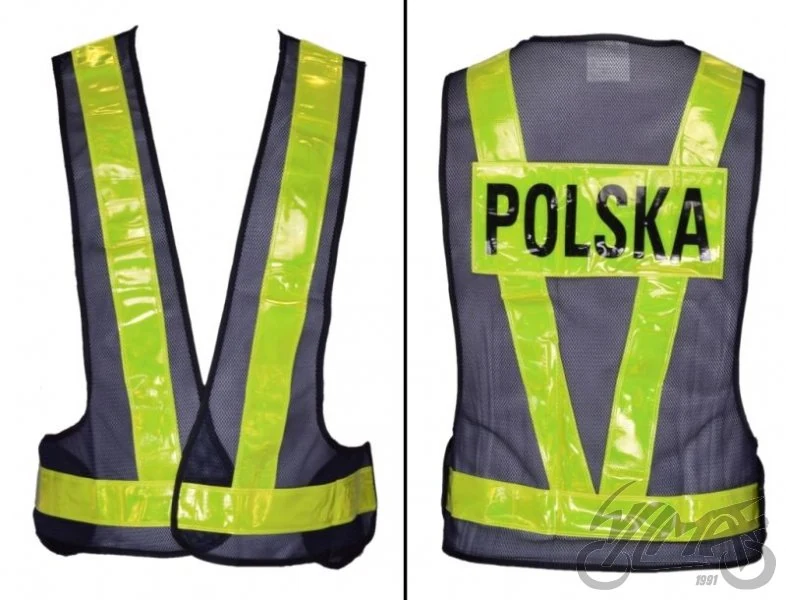 Kamizelka szelki siatkowa polska L — ujęcie 1