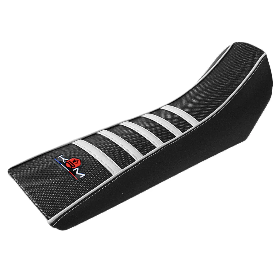 Pokrowiec siedzenia KRM Pro Ride czarno biały Derbi Senda 2000-2010 r. — ujęcie 1