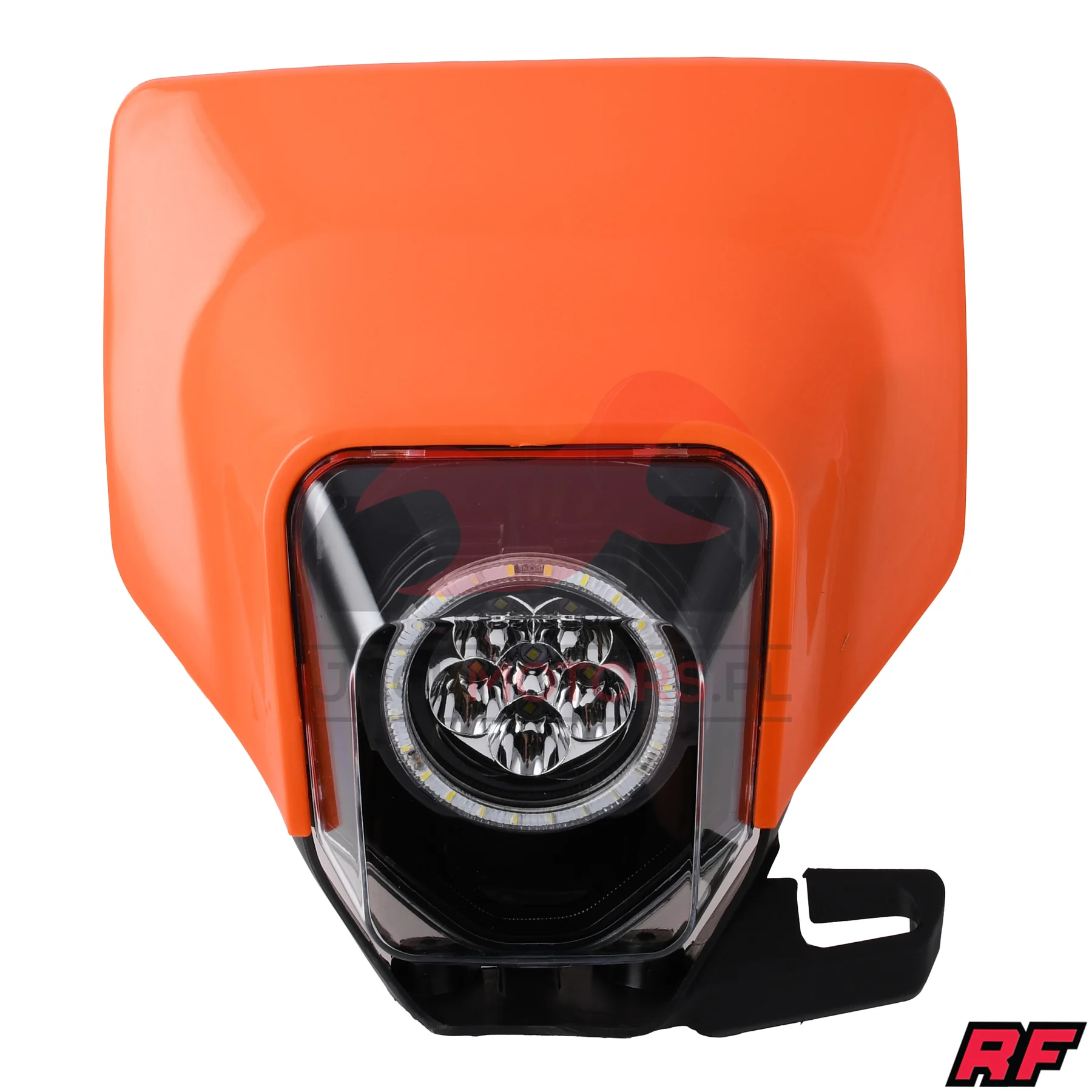 Owiewka uniwersalna Racing Force LED V4 pomarańczowa — ujęcie 1