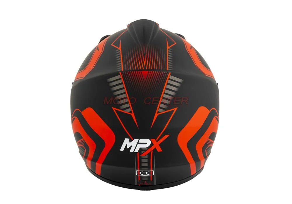 Kask crossowy MPX Dziecięcy WL-801A czarny mat/czerwony S — ujęcie 4