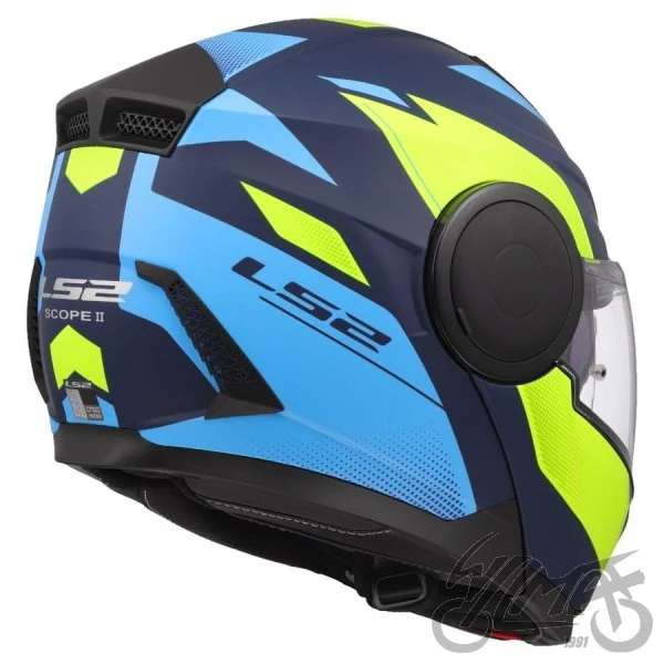 Kask szczękowy LS2 FF902 Scope II Duria M.Bl.Hi-Vis — M z Pinlockiem — ujęcie 5