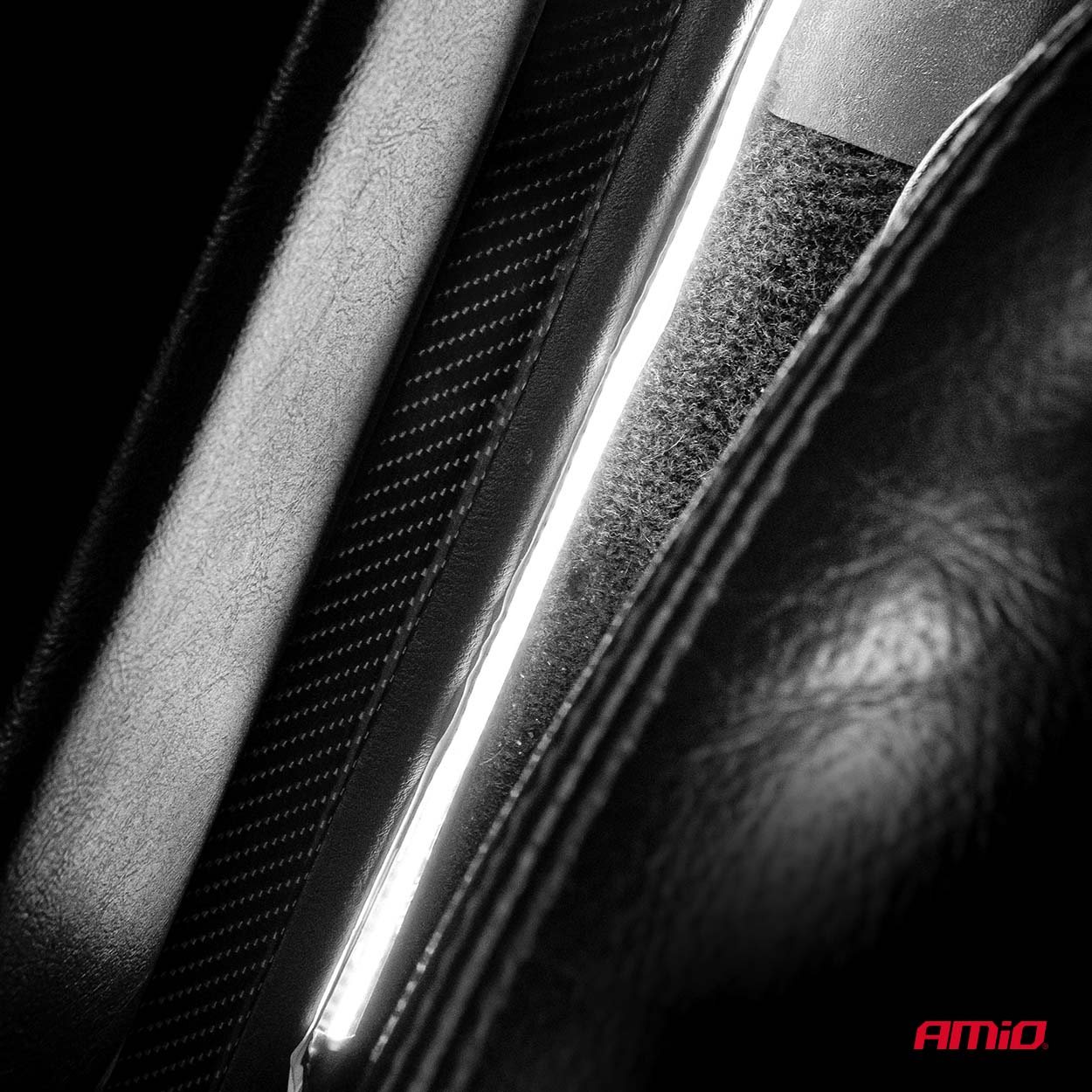 Paski LED COB do samochodu białe 2x30cm 12 V — ujęcie 4