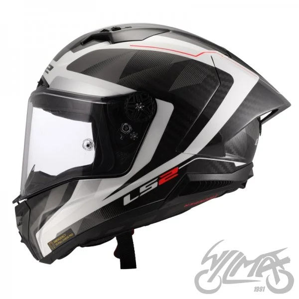 Kask LS2 FF805 Thunder GP Aero Raute Wh.Gr. — S — ujęcie 2