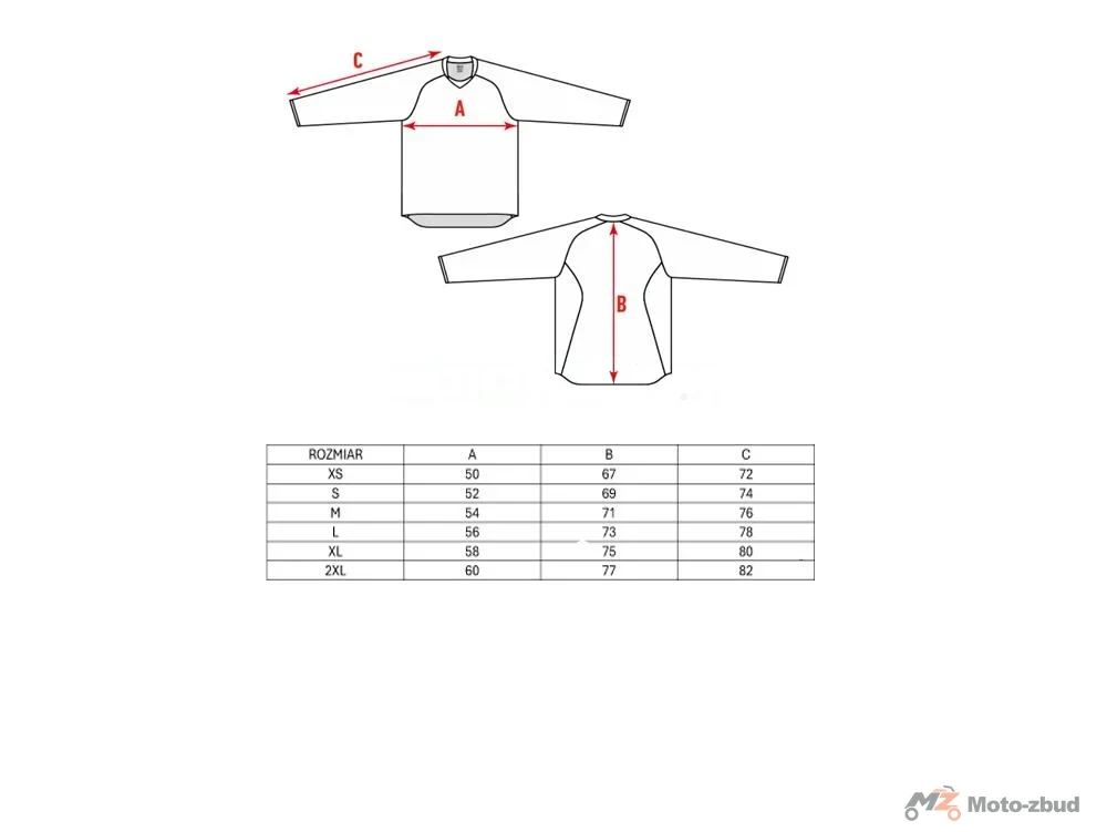 Bluza crossowa BLEXX AT-5110 czarna/seledynowa XL — ujęcie 2