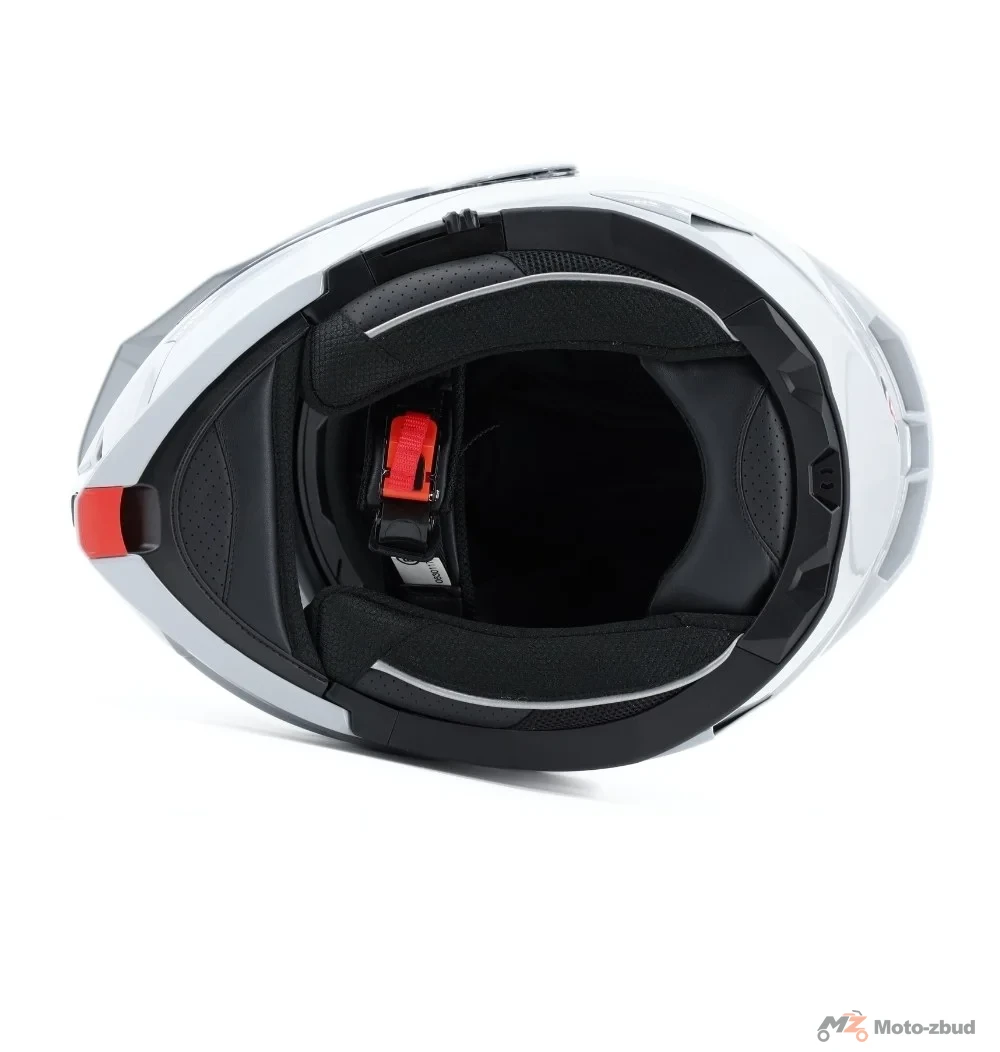Kask VCAN model H276 nardo grey z podnoszoną szczęką i blendą szary L — ujęcie 7