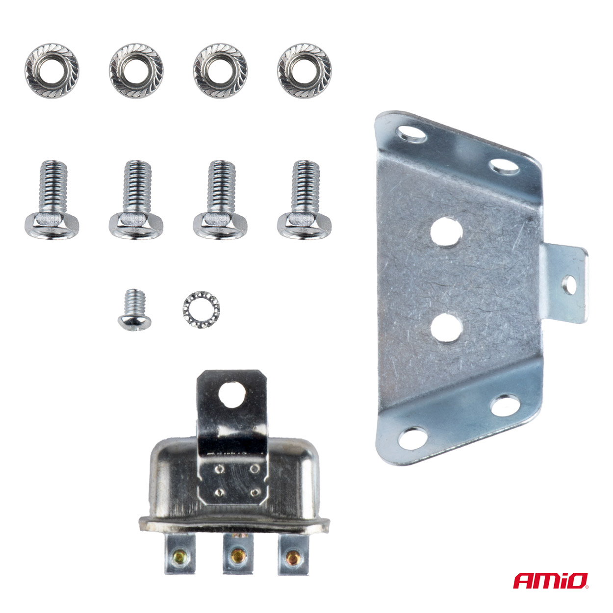 Klakson sygnał dźwiękowy komplet 2 szt. czerwone 125 mm 12 V — ujęcie 4