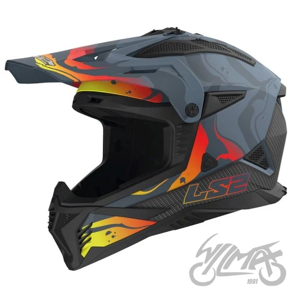 Kask LS2 MX708 Fast II Wash Matt Dark Grey-06 — XXL — ujęcie 1