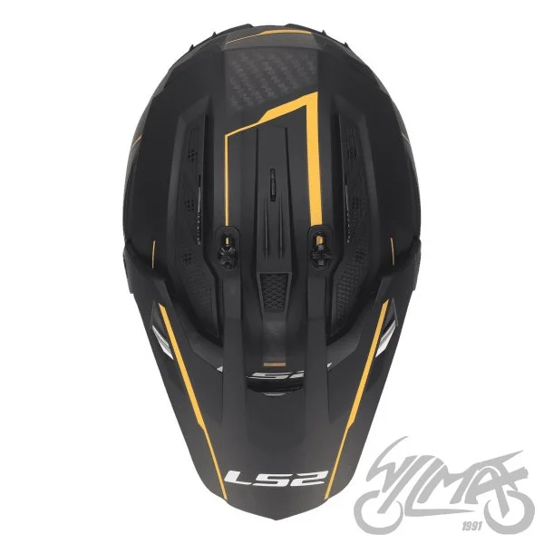 Kask LS2 MX702 pioneer II atron Black orange XS — ujęcie 4