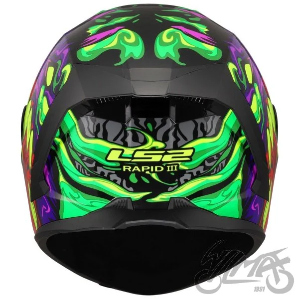 Kask LS2 FF820 Rapid III Lycant Purple Green — 3XL — ujęcie 2