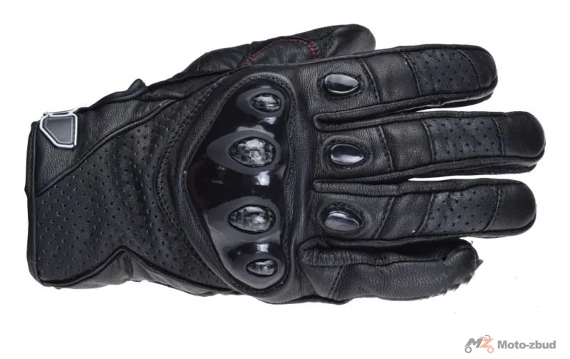Rękawice InMotion Kewlar, perforowane — czarny, S