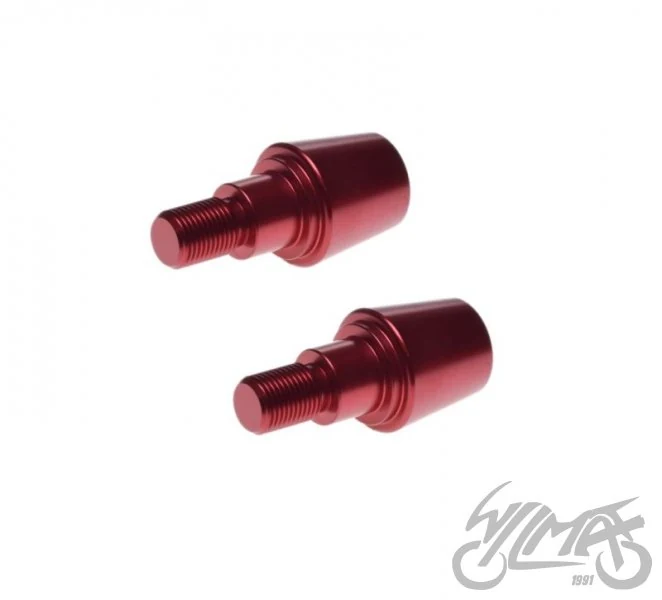 Końcówka kierownicy czerwona do Yamahy M16 × 1.5 — ujęcie 2
