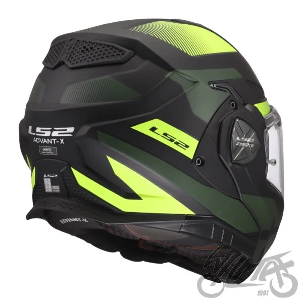 Kask szczękowy LS2 FF901 Advant X Nova Black H-V Yellow — S — ujęcie 6