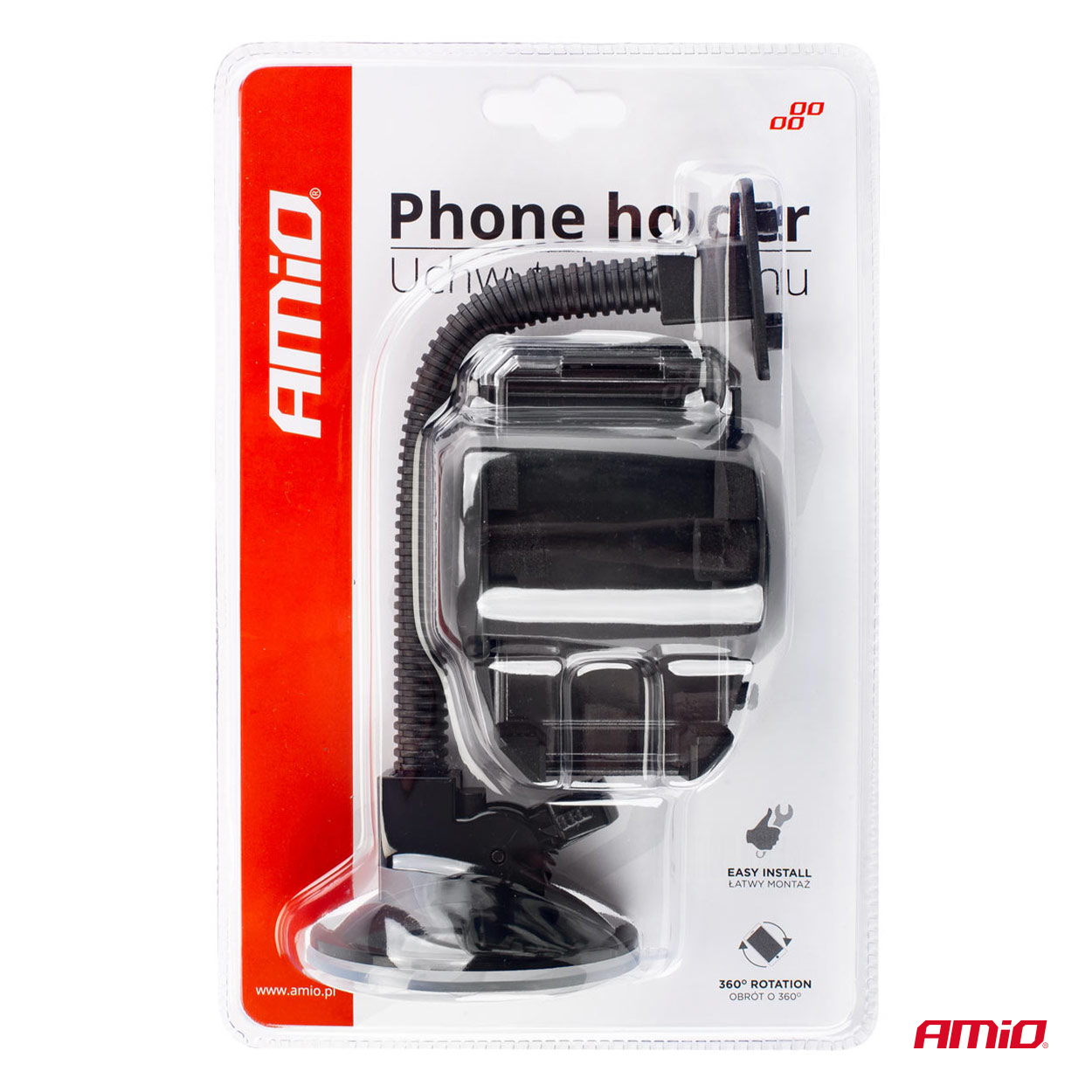 Uchwyt na telefon do samochodu regulowany HOLD-03 — ujęcie 5