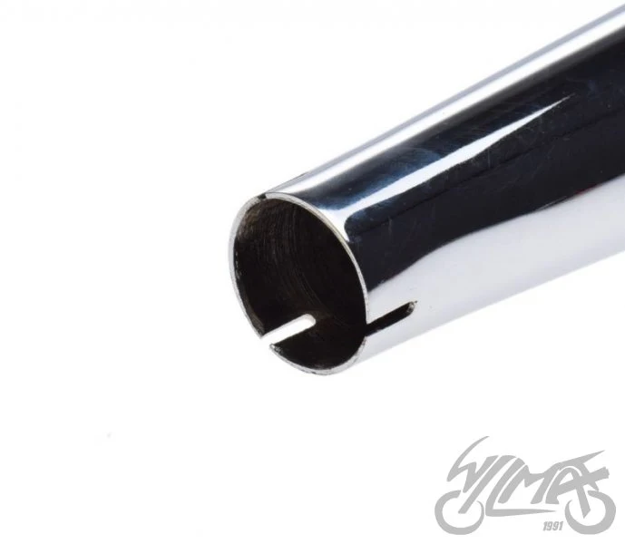 Tłumik Simson SR50 SR80 chrom z obejmą — ujęcie 2