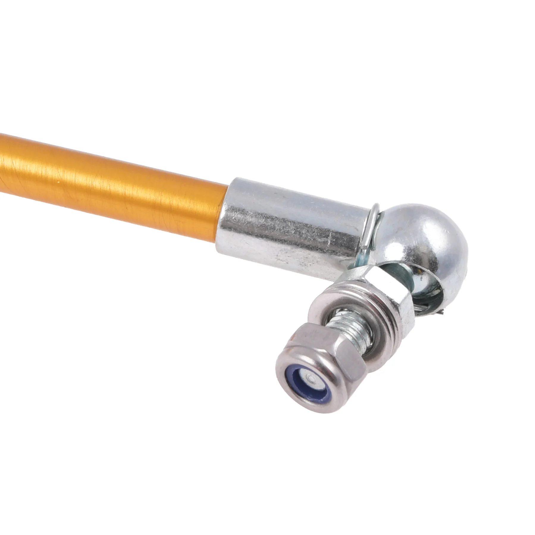 Pręt cięgno hamulca tył Simson 485 mm złoty CNC racing JMP — ujęcie 3