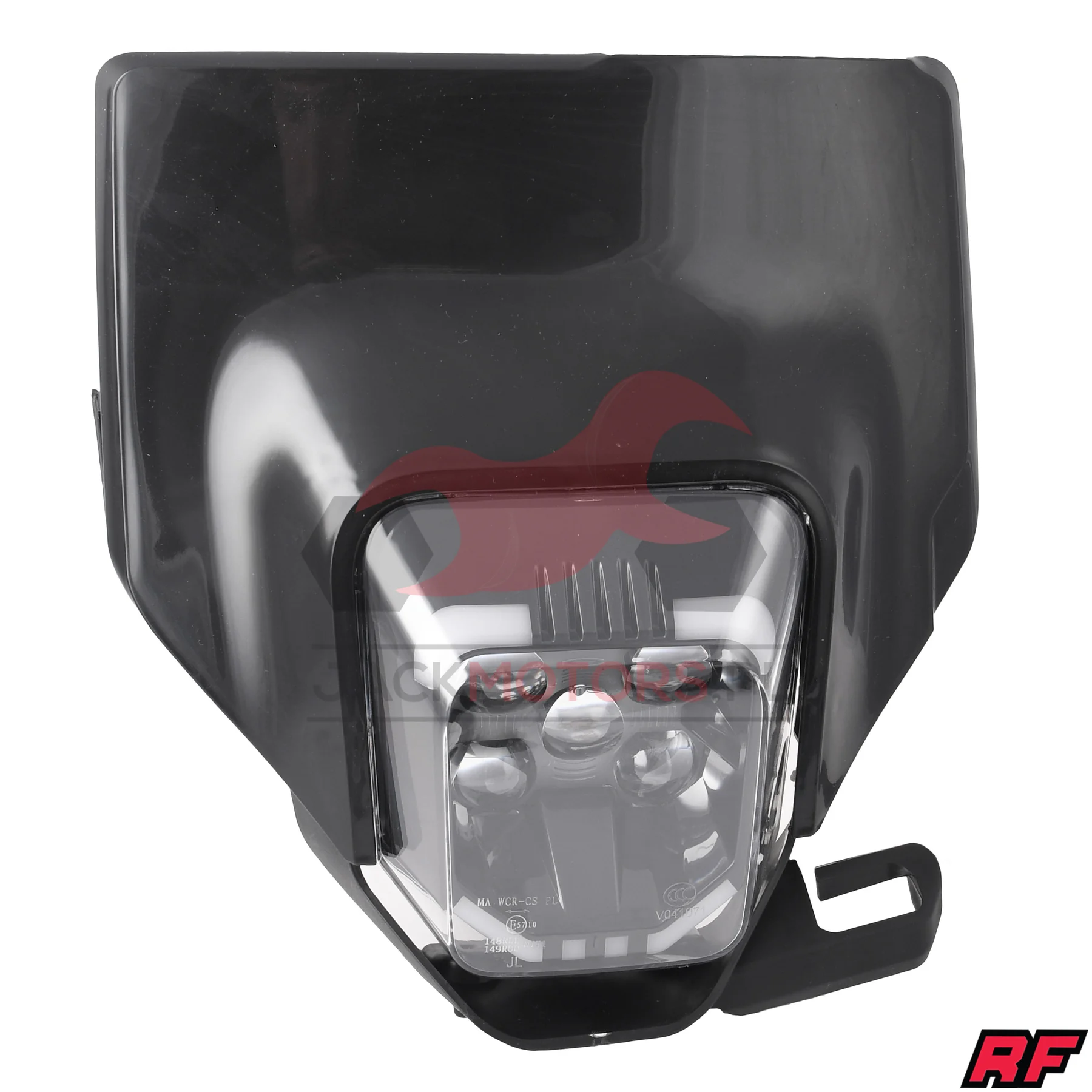 Owiewka uniwersalna Racing Force LED V5 czarna — ujęcie 1